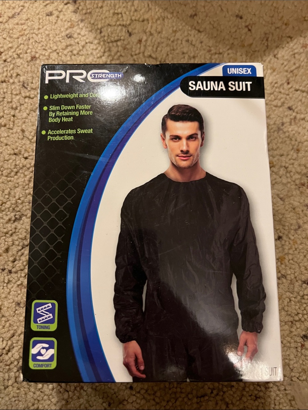 PRO Strength Unisex Black Sauna Suit (L/XL)
